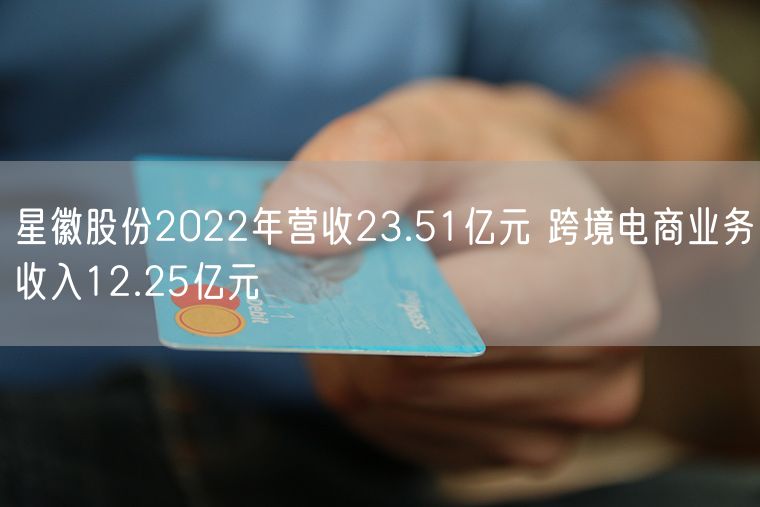 星徽股份2022年营收23.51亿元 跨境电商业务收入12.25亿元