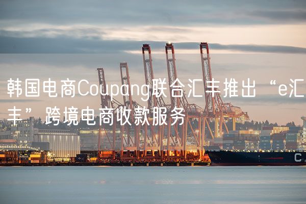 韩国电商Coupang联合汇丰推出“e汇丰”跨境电商收款服务
