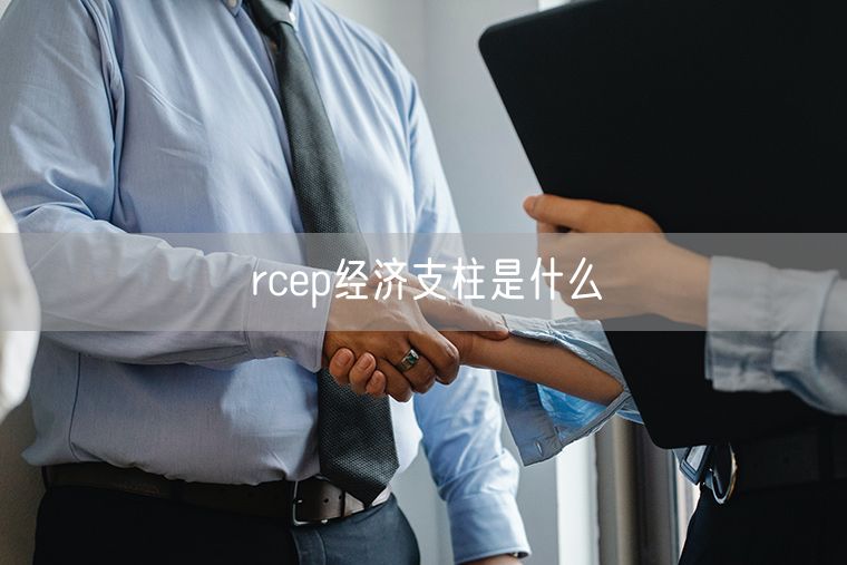 rcep经济支柱是什么