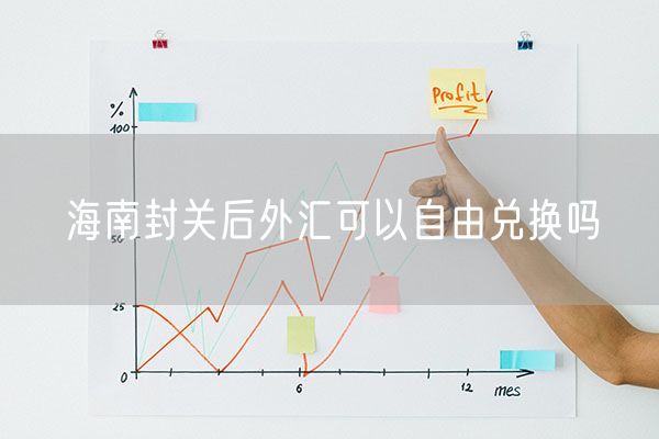 海南封关后外汇可以自由兑换吗