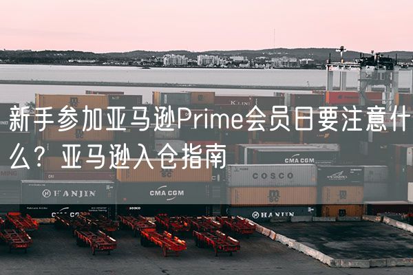  新手参加亚马逊Prime会员日要注意什么？亚马逊入仓指南             