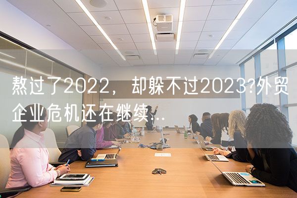 熬过了2022，却躲不过2023?外贸企业危机还在继续...