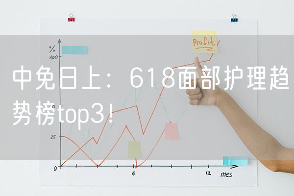 中免日上：618面部护理趋势榜top3！