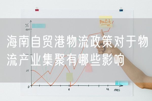 海南自贸港物流政策对于物流产业集聚有哪些影响