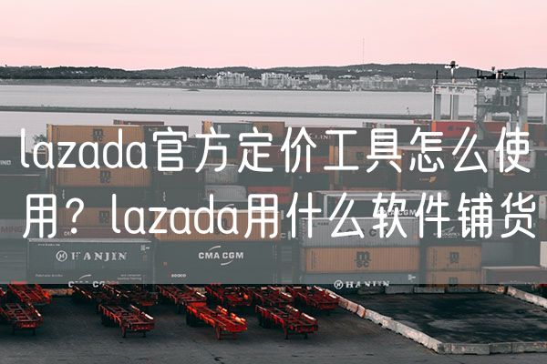 lazada官方定价工具怎么使用？lazada用什么软件铺货