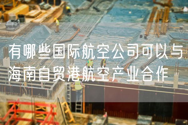 有哪些国际航空公司可以与海南自贸港航空产业合作