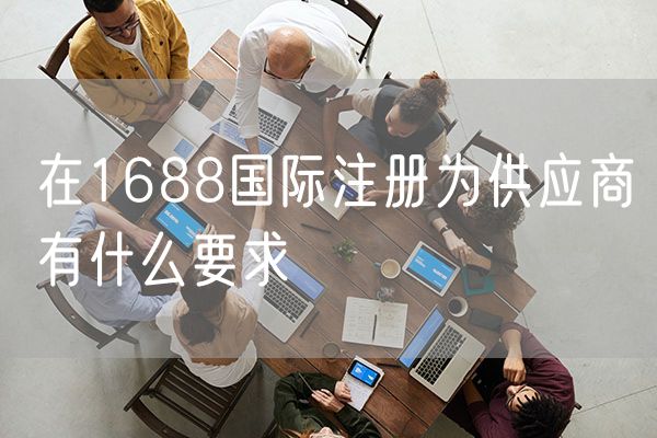 在1688国际注册为供应商有什么要求