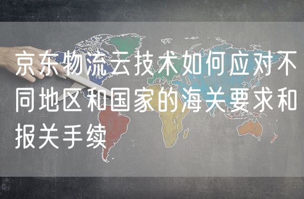 京东物流云技术如何应对不同地区和国家的海关要求和报关手续