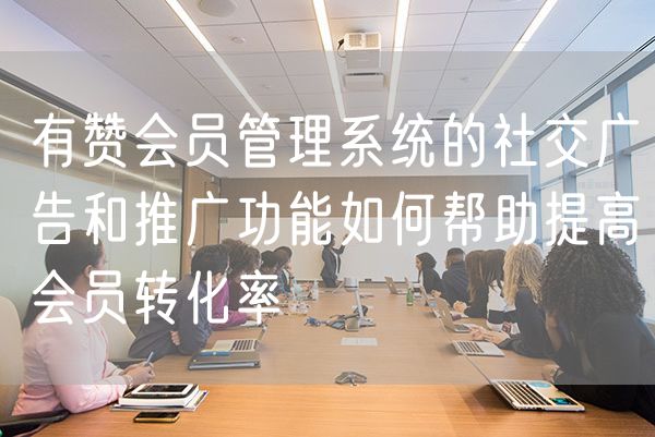 有赞会员管理系统的社交广告和推广功能如何帮助提高会员转化率