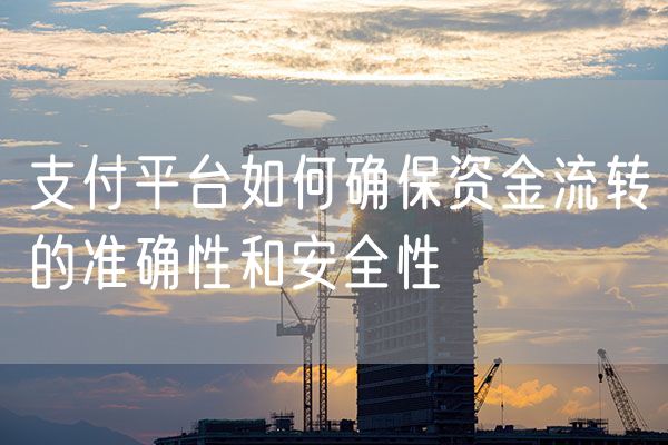 支付平台如何确保资金流转的准确性和安全性