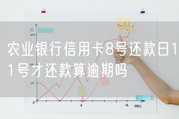 农业银行信用卡8号还款日11号才还款算逾期吗