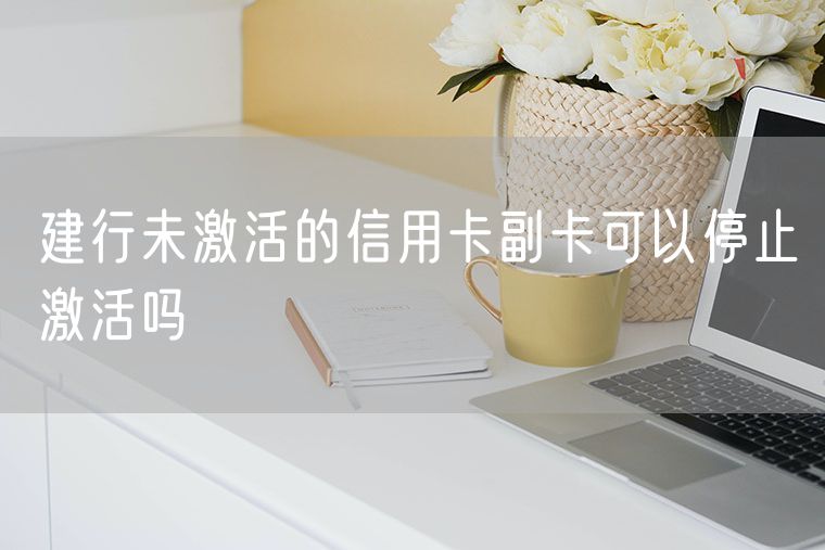 建行未激活的信用卡副卡可以停止激活吗