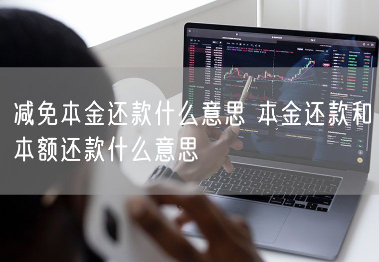 减免本金还款什么意思 本金还款和本额还款什么意思