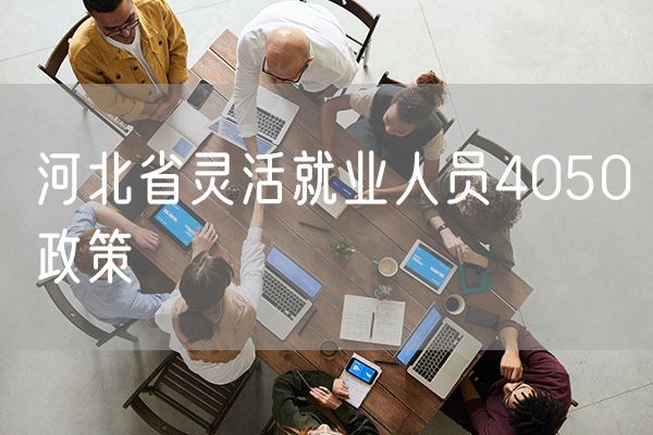 河北省灵活就业人员4050政策