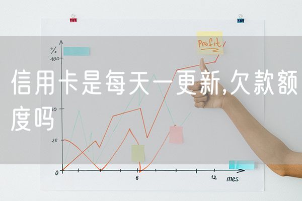 信用卡是每天一更新,欠款额度吗